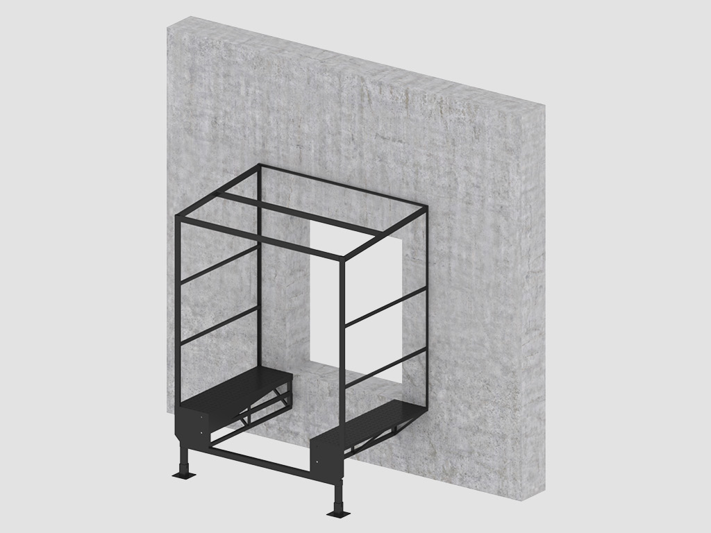 Without roof and walls